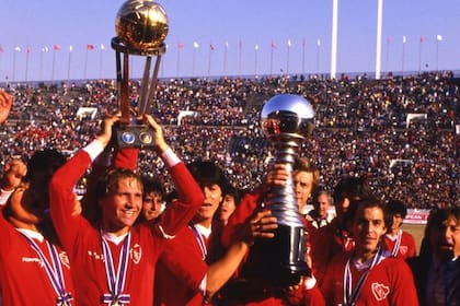 La última conquista del Rojo en la Libertadores, en 1984, cuando también ganó la Intercontinental