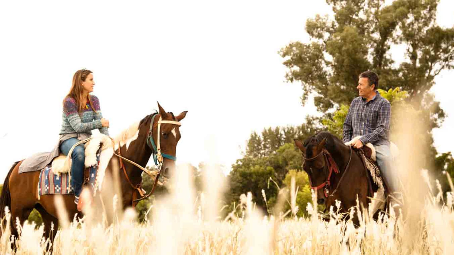 A caballo en la Posada Itaca.