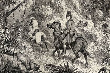 El primero en describir los inexistentes montes Kong fue el explorador escocés Mungo Park