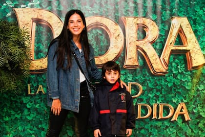 Cande Molfese es otra de las famosas que no quiso perderse el estreno