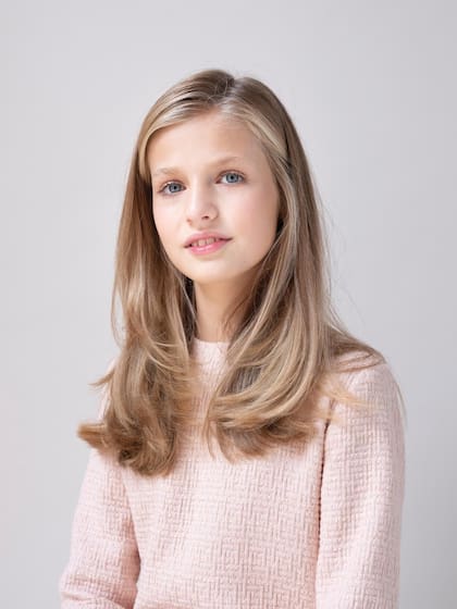 El último retrato oficial de la princesa Leonor, de febrero de 2020.