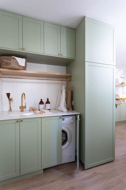 Te mostramos 10 lavaderos prolijos y muy bien integrados a los espacios de uso cotidiano