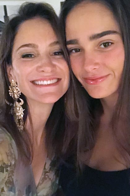Con Maia, su hija, están haciendo juntas la cuarentena en Key Biscayne.