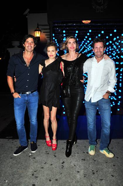 Julieta Kemble y Justo Saavedra, muy amigos de los Figueras Blaquier
