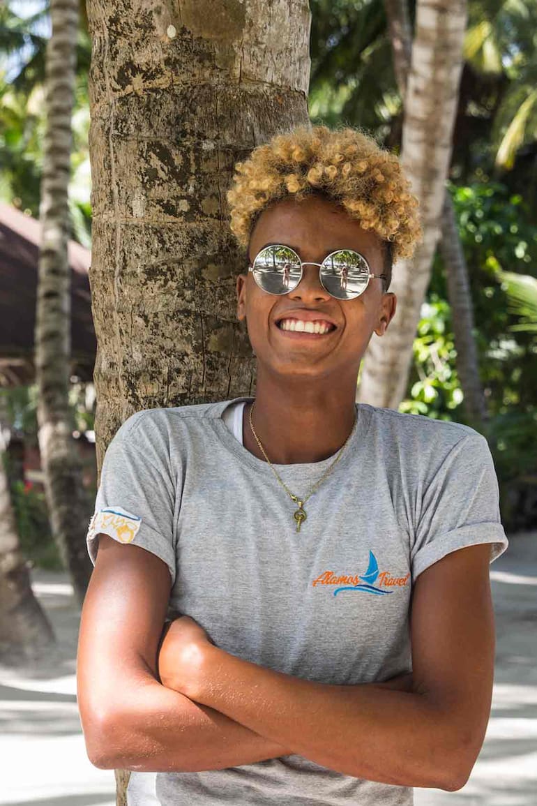 Joven de la isla Saona.