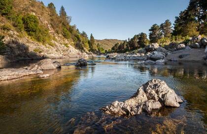El río El Durazno en Pinar de los Ríos, antes de unirse con el cauce de El Manzano.