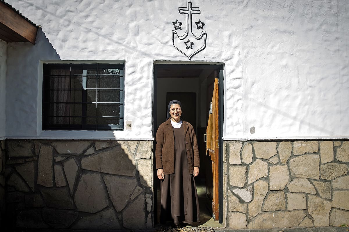 Mónica Astorga es monja de clausura en un convento de Neuquén