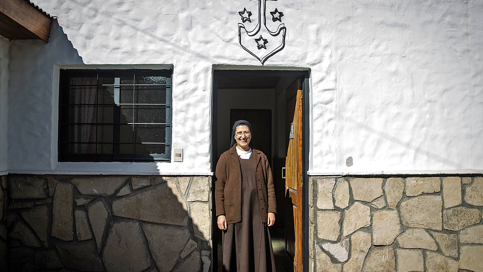 Mónica Astorga es monja de clausura en un convento de Neuquén