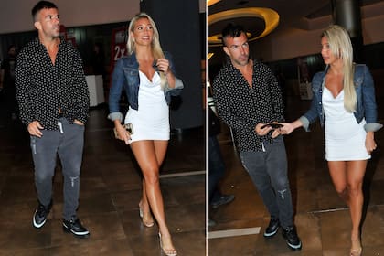 Sol Pérez llegó con su flamante novio, Guido Mazzoni, y luego posaron para los flashes por primera vez como pareja
