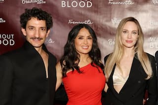 Juan Minujín presentó en Nueva York la película de Angelina Jolie que protagonizó junto a Salma Hayek