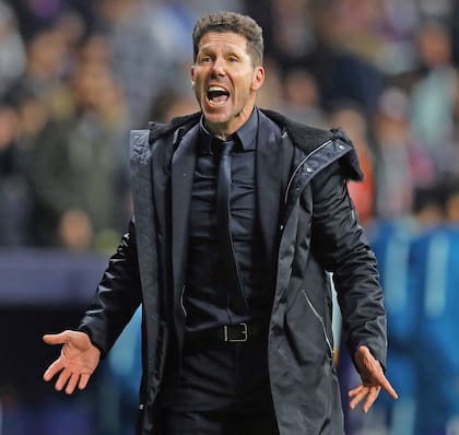 “Cholo” vivió un partido muy eufórico durante los octavos de final de la Liga de Campeones.