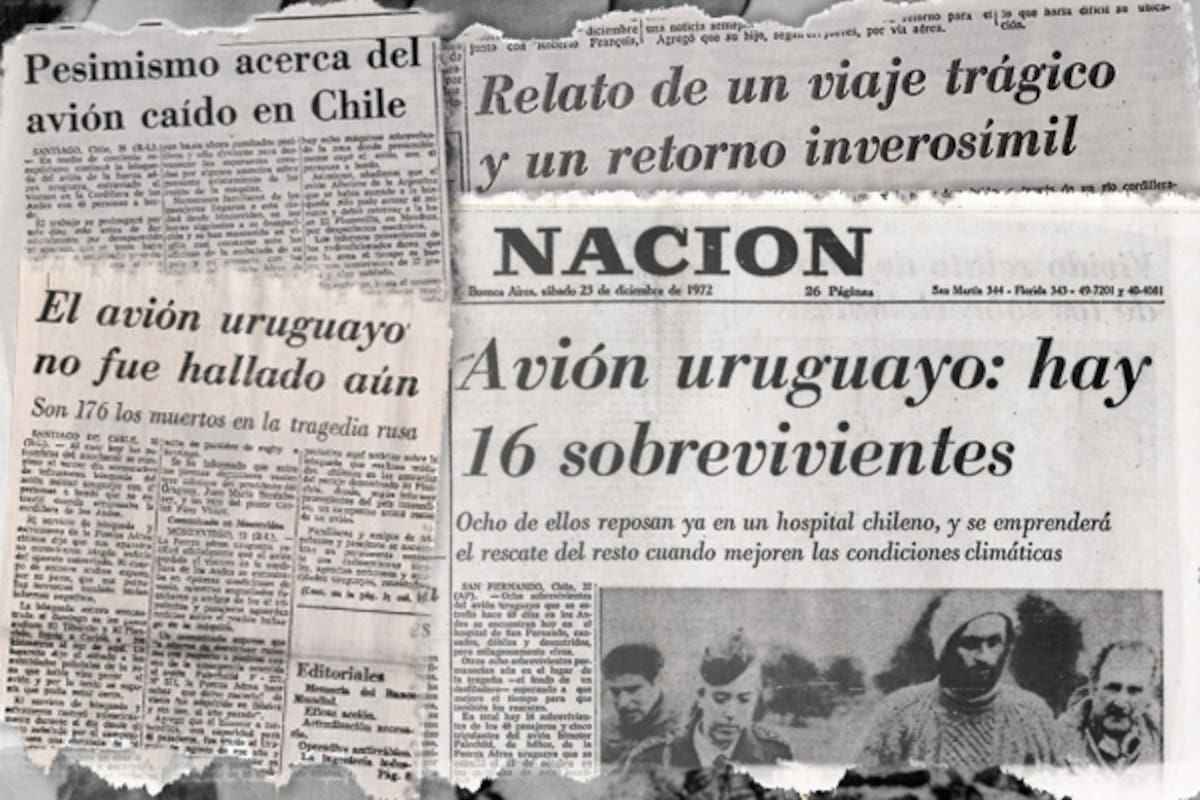 Tragedia de los Andes. Las crónicas más angustiantes de la época y la devastadora confesión que se filtró a la prensa