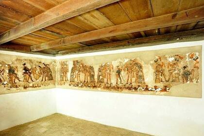 Las obras de arte se remontan entre los años1524-1821 y recién fueron descubiertas en 2003