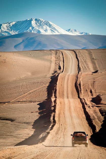 Camino a la laguna Brava.