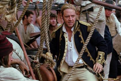 Russell Crowe en Capitán de mar y guerra, una lograda adaptación disponible en Netflix de las novelas de Patrick O Brien y un perfecto punto de partida para explorar aventuras en el mar