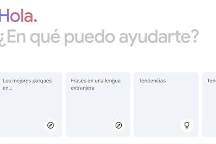 01/01/1970 Chat Gemini en la web POLITICA INVESTIGACIÓN Y TECNOLOGÍA GOOGLE