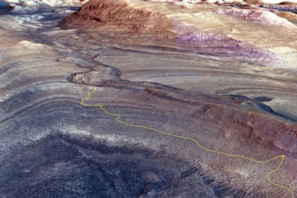 01/04/2024 Recorrido del rover Curiosity hasta Gediz Vallis POLITICA INVESTIGACIÓN Y TECNOLOGÍA NASA/JPL-CALTECH/UC BERKELEY