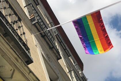 02-07-2018 Imagen de archivo de la bandera arcoiris. POLITICA EUROPA ESPAÑA SOCIEDAD MARTA FERNÁNDEZ/EUROPA PRESS
