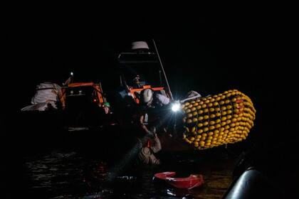 02/01/2023 El 'Geo Barents' rescata a migrantes en el Mediterráneo SOCIEDAD INTERNACIONAL TWITTER/@MSF_SEA