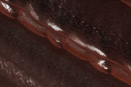 02/08/2023 Imagen parcial de los Depósitos en Capas del Polo Norte (NPLD) de Marte POLITICA INVESTIGACIÓN Y TECNOLOGÍA NASA/JPL-CALTECH/UARIZONA