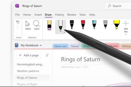 02/11/2023 Microsoft agrega novedades a OneNote para Windows. POLITICA MICROSOFT