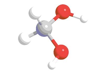 03-01-2022 Molécula de metanediol.  La molécula de metanodiol, de importancia para las comunidades de la ciencia orgánica, atmosférica y la astroquímica, ha sido producida sintéticamente por primera vez en la Universidad de Hawai en Manoa.  POLITICA INVESTIGACIÓN Y TECNOLOGÍA UNIVERSIDAD DE HAWAI