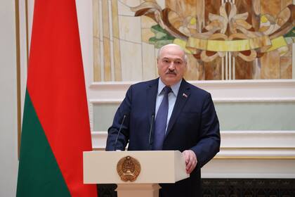 03-03-2022 Alexander Lukashenko, presidente de Bielorrusia.  La oficina de Derechos Humanos de la ONU ha denunciado que más de mil personas permanecen detenidas en Bielorrusia por razones de índole política, fruto de una "masiva" represión iniciada en el contexto electoral de agosto de 2020, y ha reclamado la liberación "inmediata" de todas ellas.  POLITICA EUROPA INTERNACIONAL BIELORRUSIA PRESIDENCIA DE BIELORRUSIA