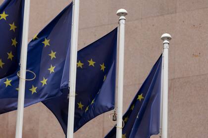 03/01/2024 Varias banderas de la Unión Europea en una imagen de archivo. POLITICA Eduardo Parra - Europa Press