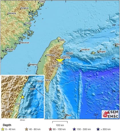 03/04/2024 VÍDEO: Taiwán.- Al menos cuatro muertos y 57 heridos tras un terremoto de 7,4 grados y numerosas réplicas en Taiwán. Las autoridades de Taiwán, Japón y Filipinas retiran la alerta por tsunami SOCIEDAD ASIA ASIA TAIWÁN INTERNACIONAL EUROPEAN-MEDITERRANEAN SEISMOLOGICAL CENTRE (EMSC)