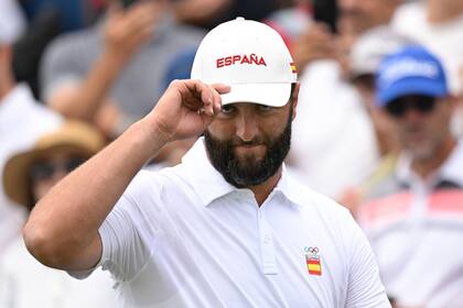 03/08/2024 El golfista español Jon Rahm, en la tercera jornada del torneo de golf de los Juegos Olímpicos de París en Le Golf National. DEPORTES BEN JARED/PGA TOUR/IGF