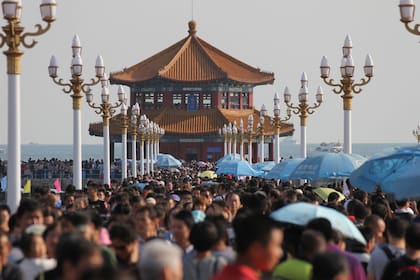 03/10/2014 Turistas en China ECONOMIA ASIA CHINA CHINAFOTOPRESS