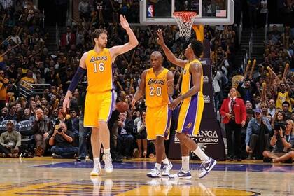 04/01/2014 Los Angeles Lakers Utah Jazz Pau Gasol NORTEAMÉRICA ESTADOS UNIDOS DEPORTES LOS ANGELES LAKERS