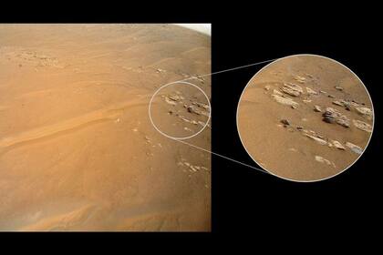 04/05/2022 El helicóptero Ingenuity de la NASA en Marte exploró esta cresta cerca del antiguo delta del río en el cráter Jezero porque es de interés para los científicos del rover Perseverance. POLITICA INVESTIGACIÓN Y TECNOLOGÍA NASA/JPL-CALTECH