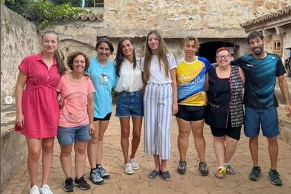 04/08/2023 La reina Letizia y sus hijas, la princesa Leonor y la infanta Sofía, visitan por sorpresa la Granja Escola Jovent, en Palma POLITICA GRANJA ESCOLA JOVENT