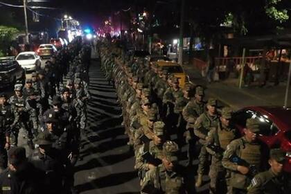 04/12/2022 Militares y policías en el municipio de Soyapango, El Salvador POLITICA CENTROAMÉRICA INTERNACIONAL EL SALVADOR PRESIDENCIA DE EL SALVADOR