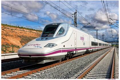 05/01/2022 Tren AVE en imagen de archivo. ECONOMIA COMUNIDAD VALENCIANA ESPAÑA EUROPA VALENCIA SOCIEDAD RENFE