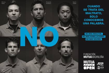 05/05/2022 Los mejores tenistas reiteran el "no" a la violencia de género en la iniciativa de sensibilización de la Fundación Mutua DEPORTES SOCIEDAD FUNDACIÓN MUTUA MADRILEÑA