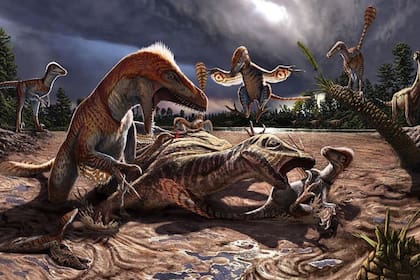 05/05/2023 Ilustración de los grandes raptores que vivieron en el actual Utah hace 135 millones de años POLITICA EUROPA ESPAÑA INVESTIGACIÓN Y TECNOLOGÍA Universidad de Kansas