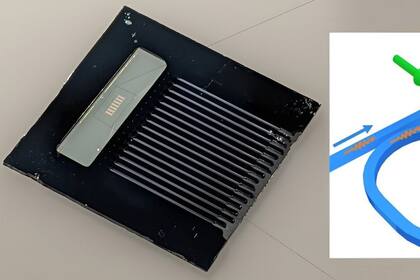 05/08/2024 El circuito fotónico demostrado por el equipo acompañado de esquemas de su investigación publicada. POLITICA INVESTIGACIÓN Y TECNOLOGÍA CHEN-LUNG HUNG