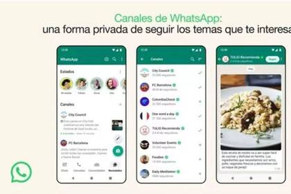 05/09/2023 Canales de WhatsApp. WhatsApp ha lanzado una nueva función de búsqueda avanzada para que los usuarios puedan explorar los diferentes Canales que ofrece la plataforma según el país, allí donde están disponibles. POLITICA INVESTIGACIÓN Y TECNOLOGÍA META