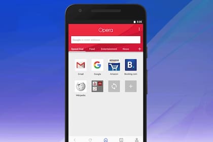 06/04/2022 Un dispositivo con el navegador Opera.  Opera ha lanzado un servicio de red privada virtual (VPN, por sus siglas en inglés) completo de pago para móviles Android que cubre todas las conexiones del dispositivo, también las realizadas fuera del navegador.  POLITICA INVESTIGACIÓN Y TECNOLOGÍA OPERA BLOG
