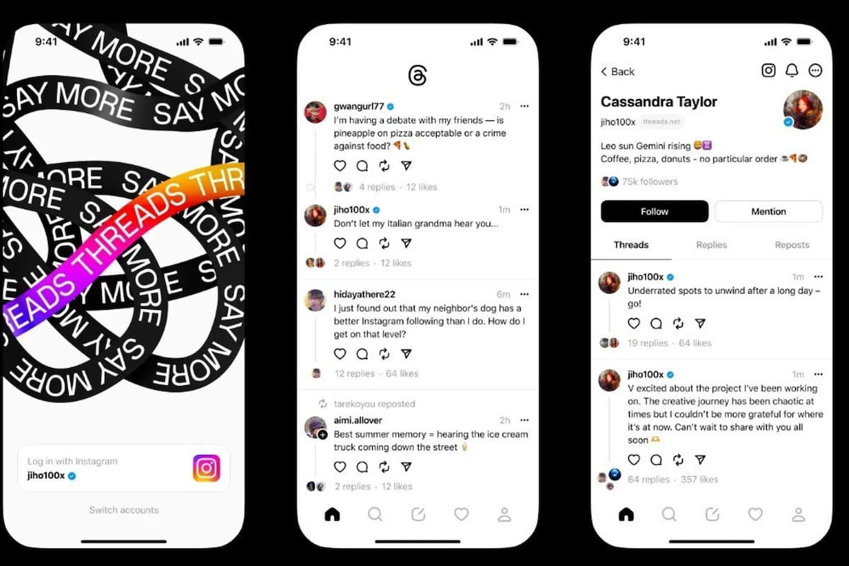 06/07/2023 Perfil de Threads POLITICA INVESTIGACIÓN Y TECNOLOGÍA META