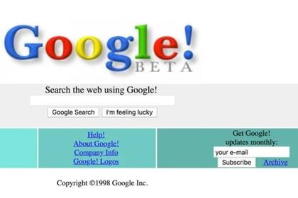 06/09/2023 Buscador de Google en 1998 POLITICA INVESTIGACIÓN Y TECNOLOGÍA GOOGLE