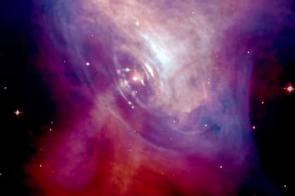 06/10/2023 La Nebulosa del Cangrejo es un remanente de la explosión de una supernova que en su centro contiene un púlsar. POLITICA INVESTIGACIÓN Y TECNOLOGÍA NASA/CXC/ASU/J. HESTER ET AL.