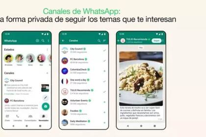 06/12/2023 Canales de WhatsApp. WhatsApp trabaja en una nueva característica para Android que permitirá a los administradores de los Canales reenviar a través de estos mensajes de otras conversaciones de la plataforma de mensajería. POLITICA INVESTIGACIÓN Y TECNOLOGÍA META