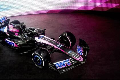 07/02/2024 El coche A524, monoplaza de Alpine para la temporada 2024 de F1. DEPORTES ALPINE