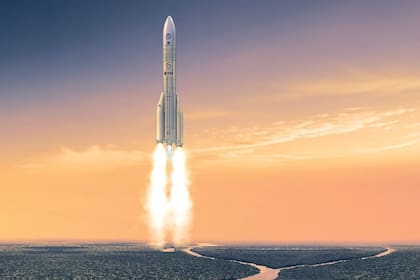 07/06/2024 Ilustración de Ariane 6 despegando POLITICA INVESTIGACIÓN Y TECNOLOGÍA ESA