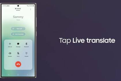 07/06/2024 Interfaz de llamada con la opción Live Translate en un dispositivo Samsung Galaxy POLITICA INVESTIGACIÓN Y TECNOLOGÍA SAMSUNG ELECTRONICS