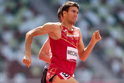 07/08/2021 El atleta español de origen marroquí Adel Mechaal concluyó quinto en la final de 1.500 de los Juegos Olímpicos de Tokyo 2020. ASIA JAPÓN DEPORTES COE