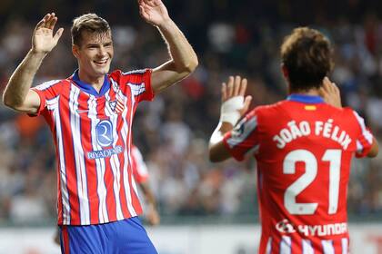 07/08/2024 Alexander Sorloth y Joao Félix, Atlético de Madrid DEPORTES ATLÉTICO DE MADRID